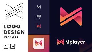 Modern Logo Design in Illustrator Tutorial | Logo Design Process