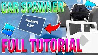 How to Add a Car Spawner to Your Roblox Game | Roblox Studio 2023