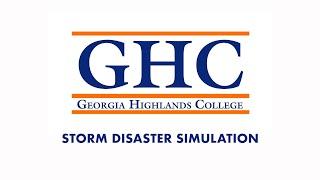 GHC Storm Disaster Simulation - Georgia Highlands College