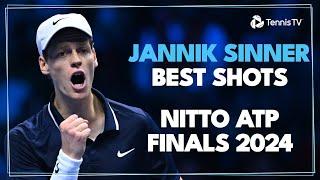 Jannik Sinner: Best Shots On The Way To Nitto ATP Finals Title!