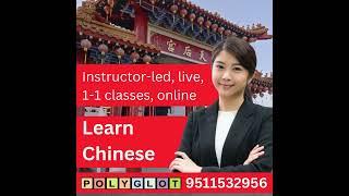 Learn Chinese. 1-1 Chinese (Mandarin) Classes. POLYGLOT Foreign Languages #polyglotforeignlanguages