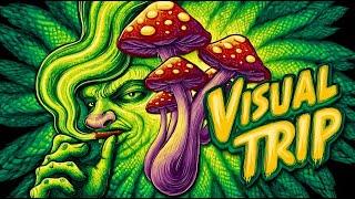 Psy Dub Visual Trip | Magic Mushroom & Ayahuasca Animation | Psychedelic Dub Mix