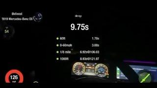 2019 MB E63S AMG: 10.6et w/ ECU TUNE ONLY (comport pro tuning suite)