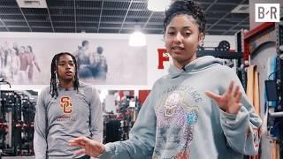 USC Women's Basketball Facility Tour w/ JuJu Watkins, Kiki Iriafen & Rayah Marshall