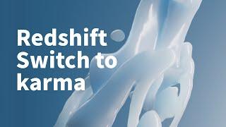 【Houdini Tutorial】 Redshift switch to Karma Vellum  flip simulation karma rendering in Houdini