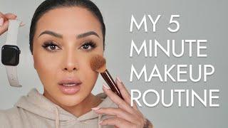 5 MINUTE FLAWLESS MAKEUP TUTORIAL | NINA UBHI