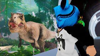 Visitando o Parque dos Dinossauros | Roblox: Jurassic World | (PT/BR)