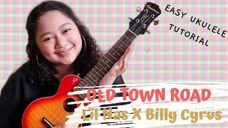 OLD TOWN ROAD by Lil Nas ft. Billy Cyrus | Easy Ukulele Tutorial