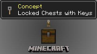Locked Chests with Keys - Minecraft Concept