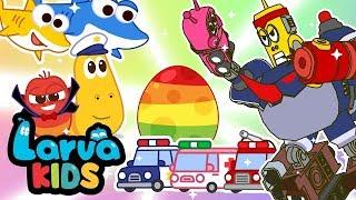 SURPRISE EGGS | COMPILATION | EGG SONG | SUPER BEST SONGS FOR KIDS | LARVA KIDS