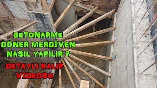 #DÖNER #MERDİVEN #KALIBI NASIL YAPILIR ?  / WIE MACHT MAN #TREPPEN?