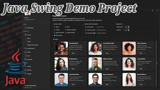 Modal Dialog Project build using Java Swing with FlatLaf for Desktop Application