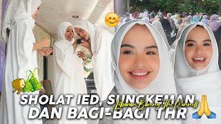 Sholat Ied, Sungkeman dan Bagi-Bagi THR - Lebaran Vlog