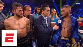 Vasiliy Lomachenko defeats Jorge Linares by knockout in the 10th round | ESPN