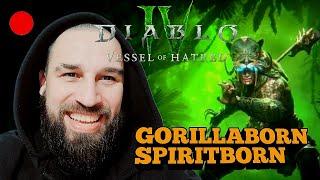 [ENG/RO]  Gorillaborn Spiritborn Gameplay | Diablo IV - Vessel of hatred