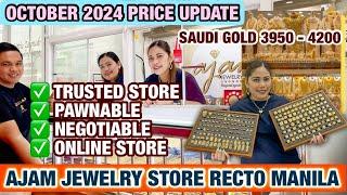 PRICELIST NG GOLD SA C.M RECTO "AJAM JEWELRY STORE" Trendy & Affordable 100% LEGIT *MUST WATCH* 2024