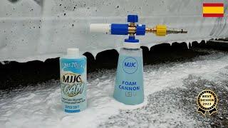  Cañón de espuma MJJC FOAM CANNON S v3.0 y champú MJJC SNOW FOAM  Mejor combinación en 2023 