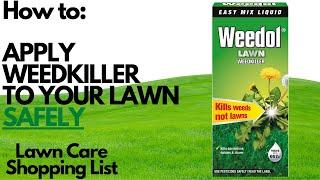 How To Apply Weedkiller To Your Lawn | Weedol -  (BEGINNERS GUIDE) | How To Clean Knapsack Sprayer