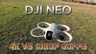 DJI NEO / 4K ПРОТИВ 1080p. 60fps / #djineo #drone #dji #fpv #fpvdrone #ndfilter #квадракоптер #дрон