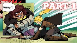 "Moth mAnne AU Comic: Reunion " AMPHIBIA COMIC DUB PART 1