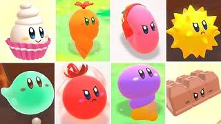 Kirby's Dream Buffet - All Copy Abilities (All Food Power-Ups)