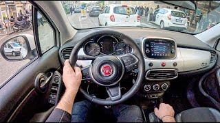 2023 Fiat 500X In Rome  |0-100| POV Test Drive #1931 Joe Black