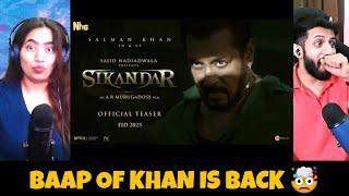 SIKANDAR: Teaser Reaction | Salman Khan | Sajid Nadiadwala | A.R. Murugadoss | EID 2025 | TTS