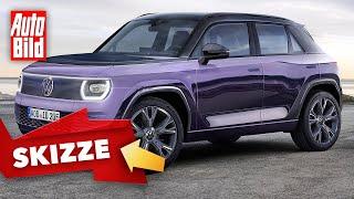 VW ID.1 (2025) | Kommt so der neue VW ID.1? | Skizze