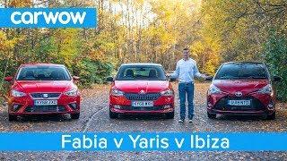 Skoda Fabia vs Toyota Yaris vs SEAT Ibiza 2019 - which is the best small car?