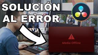 SOLUCIÓN Error MEDIA OFFLINE Davinci Resolve (Códec H265)