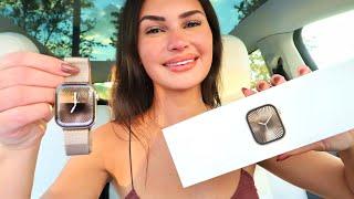 the most iconic apple watch series 10 unboxing | gold titanium 