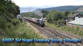 60007 Sir Nigel Gresley doing 100mph!