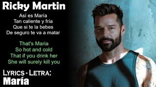 Ricky Martin - María (Lyrics Spanish-English) (Español-Inglés)