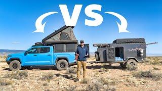 Off Road Trailer vs Truck Bed Camper