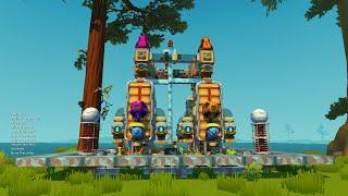 Scrap Mechanic the farm is made to look like a Sorz farm