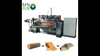 cheap good spindleless veneer peeling machine China supplier sinoeuro peeling machine for wood logs