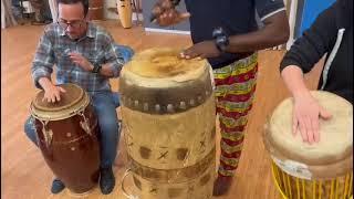 Congolese Drumming with Kinzonzi at Watsonville Yoga