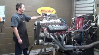 Chevy Blown Big Block 572 on Dyno by Smeding Performance