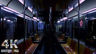 Night New York Subway White Noise Ambience Sounds | Reading, Studying, Sleeping, Relaxing | ASMR