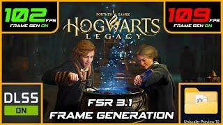 How To install FSR 3.1 Frame Generation : Hogwarts Legacy GTX/AMD/INTEL