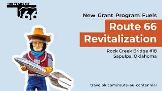 New Grant Program Fuels Route 66 Revitalization: Rock Creek Bridge #18 in Sapulpa, OK