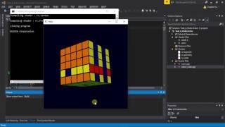 Rubik's Cube, implemented with Open GL 4.1