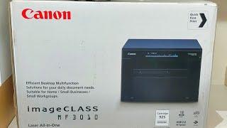 Canon imageClass MF3010 Laser Printer Unboxing & Installation