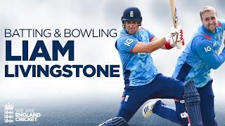  Hitting Boundaries | ️ Big Turn |  Best of Liam Livingstone Batting & Bowling