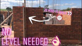 Bricklaying internal corner Fast!! Perfect line setup