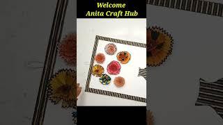 pencil shaving/wall hanging craft idea | Anita Craft hub