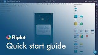 Fliplet quick start guide to app building