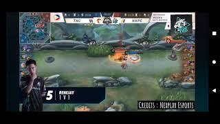 Nexplay EVOS Top 5 Highlights versus TNC Pro Team