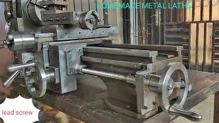 HOMEMADE METAL LATHE ( LEAD SCREW)