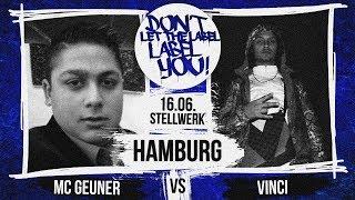 MC Geuner vs Vinci  // DLTLLY RapBattle (Hamburg) // 2018